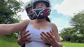 hot latina stepmom picks me up after college for taboo fun