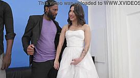 see slammed bride lena coxx 4on1 bbc atm balls deep dap. rough sex big gapes pee cum swallow