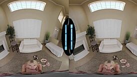 POV cute pigtailed Skylar Storm fucks roommate to pay rent