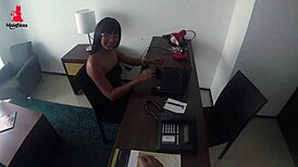 MALEFIKA'S BOSS FUCKS COLOMBIAN SECRETARY HARD FACIAL BLAST!