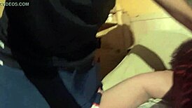 Wife Gets Massage and Jerks Hubby Cock in Homemade 100 Real Action
