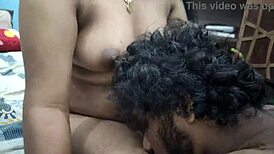 wild desi housewife and husband lick asses kiss passionately suck huge boobs fuck big asses and tight pussies in bedroom frenzy