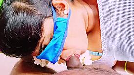 um schoolgirl's first tight pussy fuck with dirty telugu talk