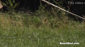 Wow! Submissive Lesbian Slave Gives Hot Oily Massage to Dominant Madame!