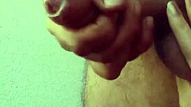 Ella drools on cock films jerk off ends cum bath real couple