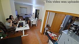 want to watch sexy maid in flip flops ride cowgirl to creampie orgasm with pierced nipples?