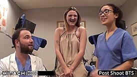 Nurse forces hitachi vibrator orgasms on me nonstop damn that feels intense...