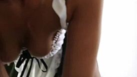 POV watches round teen ass bounce on old cock in famlust fantasy