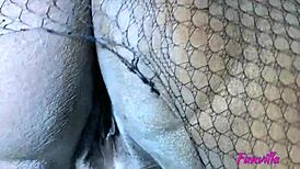 Chubby BBW Stripper Rides Huge Cock Lingerie Rip Big Ass Bounce