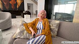 hey adira allure helps allen swift stroke his throbbing cock