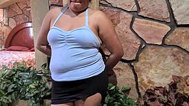 tyna begs miguel to fuck her fat latina ass in 7th audition?