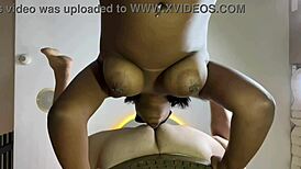 brunette newbie records her first amateur ass licking content