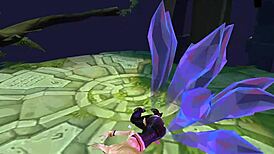 kda ahri moans sexy in korean voice ryona league 😩🔥