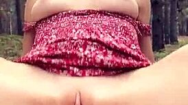 petite mia bandini joins hardcore anal picnic creampie in forest with big cock