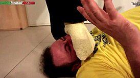 who's ready for this bbw's big tits and feet dominating your slave ass in barefoot femdom humiliation? 👠😈