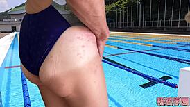 new bikini looks tempting by the pool secretgakuen