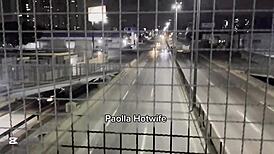 paolla hotwife fucks nonstop on br 153 runway 😈 drivers cheer wild street sex