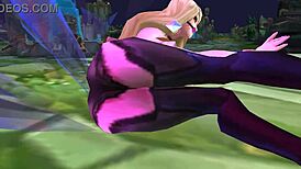 kda ahri moans sexy in korean voice ryona league 😩🔥