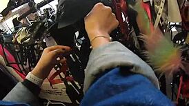 fitting room backstage: which panties suit these two girls best?