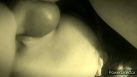 curious wife drops low for intense ball sucking action