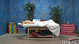 beauty receives sensual full body massage in hd