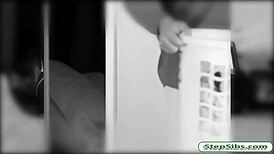 sexy petite teen chloe scott feels stepdad's monster cock banging deep