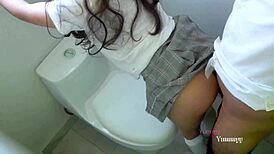 Professor Catches Latina Student with Panties Down and Fucks Her for Tardiness