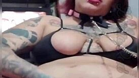 Argentina's Submissive Whore Begs for Brutal BDSM Tattoo Torture!