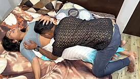 chubby married bride sneaks boyfriend to hotel for bisexual big tit fuck