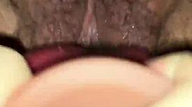 hairy bbw milf's soaked pussy gets fisted until she squirts wildly