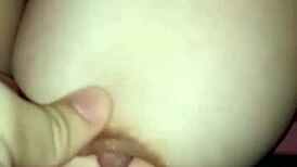 watching porn she massages my cock then milks every drop with handjob cumshot 😍💦