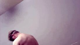 masked daddy sneaks in to fuck petite teen slut doggystyle after blowjob bendover