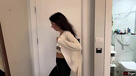 i feel her passion as wife rides rough then cums on face public walk