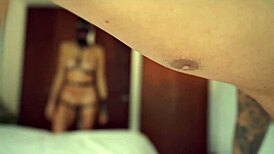 Hard raw sex no condom with kinky masked latina milf!