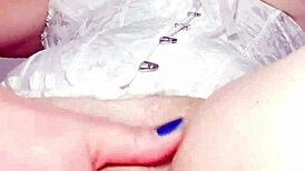 Huge Titted Chubby Mexican Stepmom Masturbates Dripping Pussy for Stepson