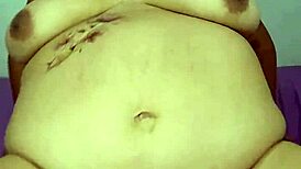 fat bbw slut fucks hard swallows thick cum from her belly ride