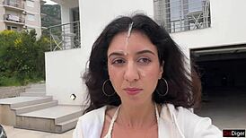 i feel her passion as wife rides rough then cums on face public walk