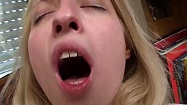 Young Man Charms Mature Partner into Steamy Bedroom Encounter