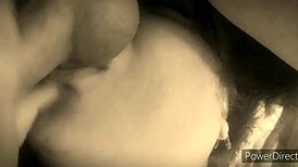 curious wife drops low for intense ball sucking action