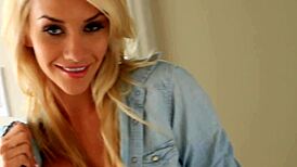 wanna see sexy big tits blonde milf taylor seinturier rip lingerie and pose?