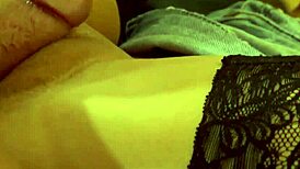 the skinny blonde teen slips stockings over heels bends over for deepthroat then takes monster cock doggystyle anal with hair pulling and muff diving.