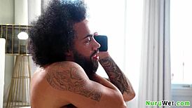 hot busty black masseuse lacey jayne fucks james angel outdoors in truck 🌟🍑