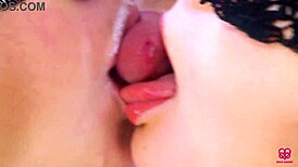 imagine two eager teens and a milf sharing one guy's big ass licking cock in a wild ffm threesome double blowjob cunilingus frenzy—what happens next?