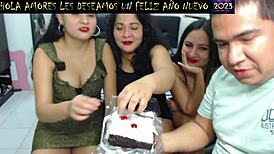 my adoptive family orgy with stepsis, cousin and hubby was insane