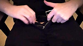 wanna catch this chubby babe rubbing her pussy at work?