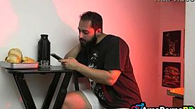 bathroom peek at chubby latina teen's big ass taboo