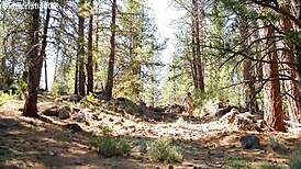 simscristian05 naked sheer hike up hill flashing public 😏🥾