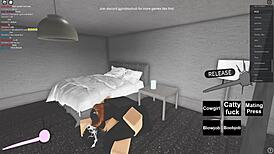 Young Gamer Girl's Naughty Roblox Roleplay Adventure Unfolds In Secret