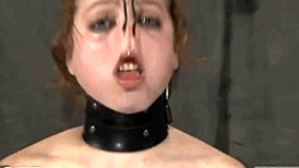 Worthless playgirl sobs from brutal caning pain