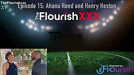 Ahanu Reed Brunette Agent Rides Big Black Cock Doggystyle for Henry